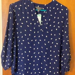 Navy blouse S